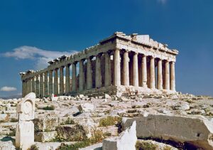 Partenon, Atenas. Templo Grego dedicado a Deusa Atena, na cidade de mesmo nome.