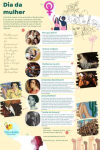 Resumo da história do dia da mulher dia da mulher para colorir 8 de março para colorir artemisia gentileschi para colorir anita malfatti para colorir tarsila do amaral para colorir