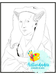 Margarida Van Eyck para colorir Margarida Van Eyck de Jan Van Eyck para colorir Margarida Van Eyck por Jan Van Eyck para colorir Jan Van Eyck para colorir Renascimento para colorir Renaissance for Coloring Jan Van Eyck for coloring Margaret Van Eyck for coloring