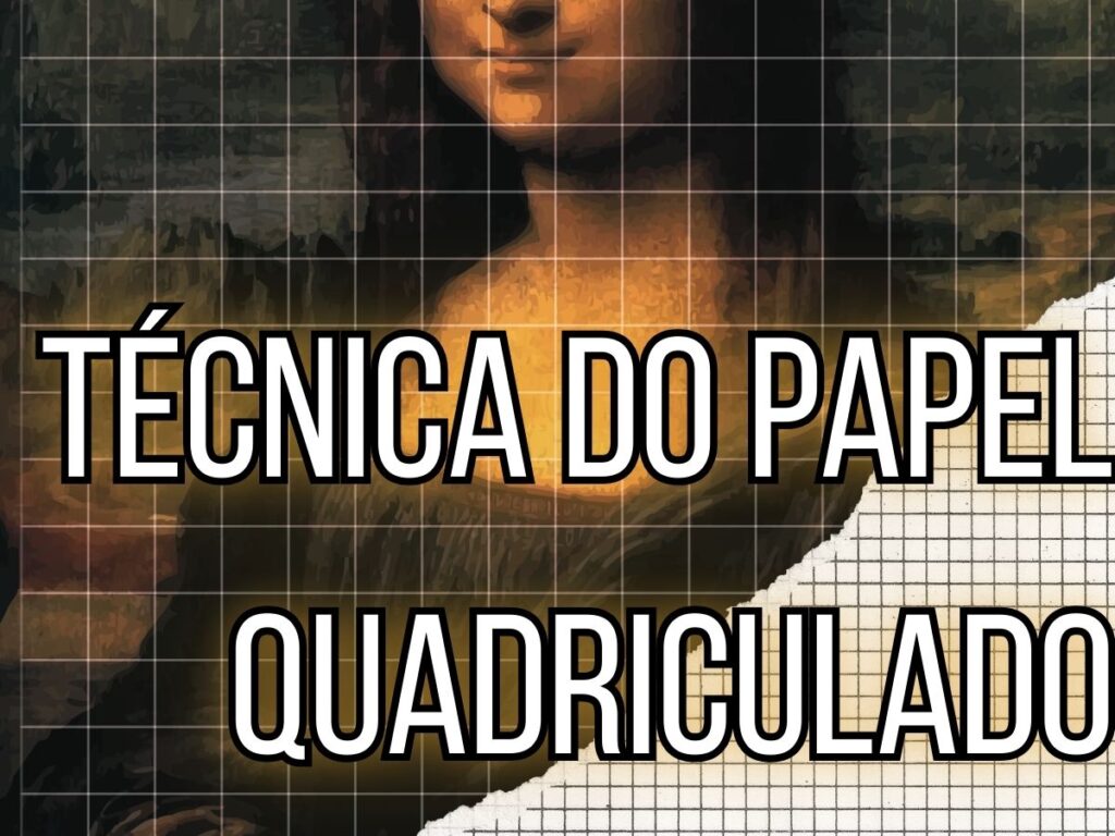 Técnica em desenho no Papel Quadriculado